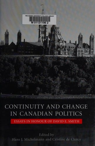 Continuity and change in Canadian politics
