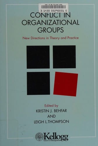 Conflict in organizational groups