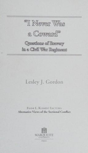 "I never was a coward"