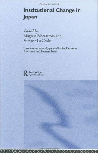Institutional change in Japan