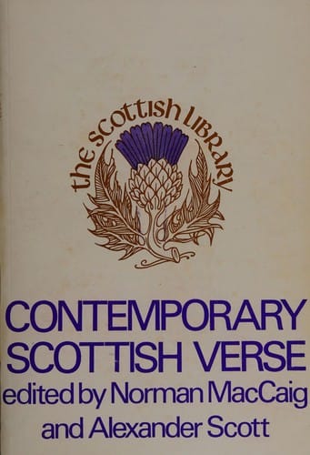 Contemporary Scottish Verse, 1959-69