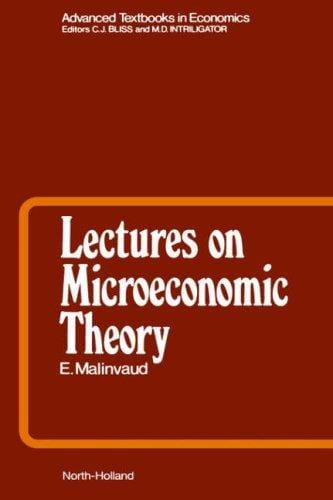 Leçons de théorie microéconomique