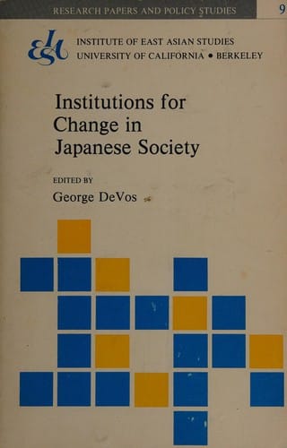 Institutions for change in Japanese society