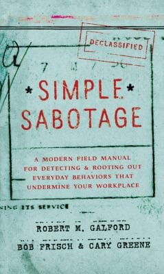 Simple sabotage