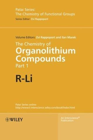 The chemistry of organolithium compounds