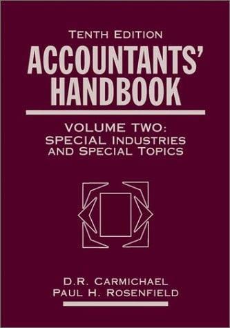 Accountants' handbook