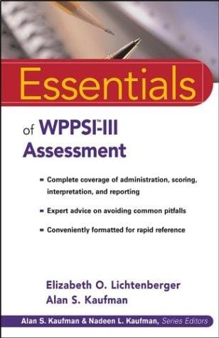 Essentials of WPPSI-III Assessment
