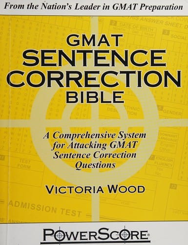 GMAT sentence correction bible