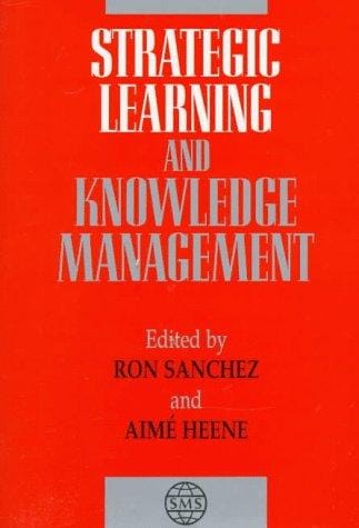 Strategic learning and knowledge management