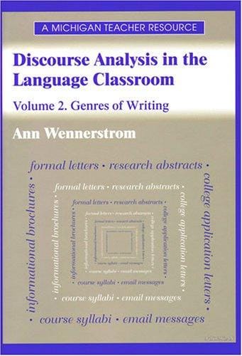 Discourse analysis in the language classroom