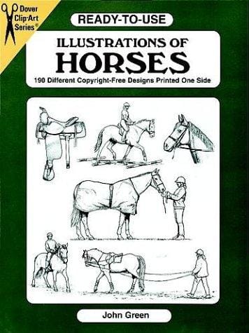 Ready-to-use illustrations of horses