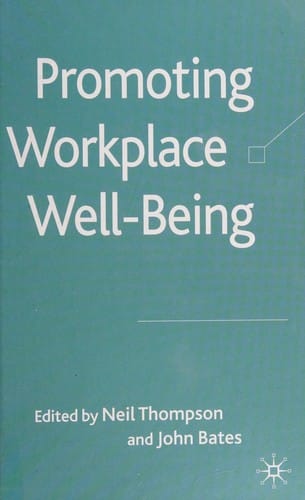 Promoting workplace well-being
