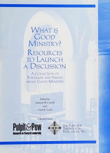 What is good ministry?