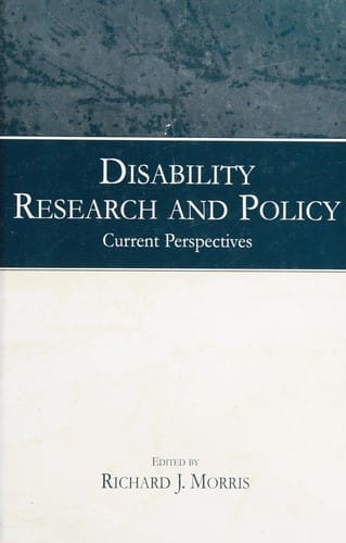 Disability research and policy