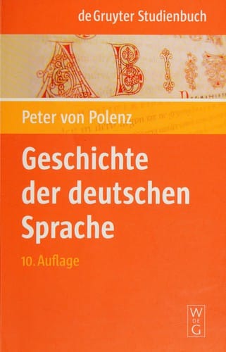 Geschichte der deutschen Sprache