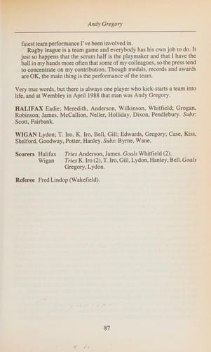 The Match of My Life