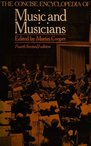 Concise Encyclopaedia of Music and Musicians