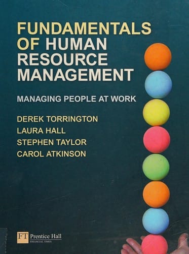 Fundamentals of human resource management