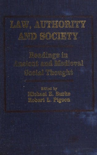 Law, authority, and society