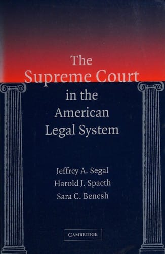SUPREME COURT IN THE AMERICAN LEGAL SYSTEM