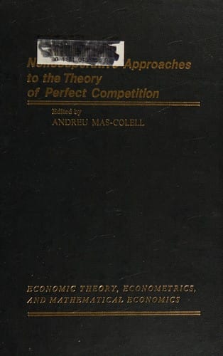 Noncooperative approaches to the theory of perfect competition