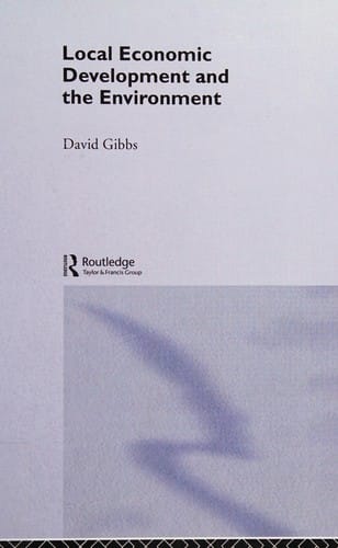 Local economic development and the environment