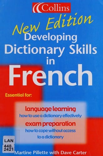 Developing dictionary skills in French