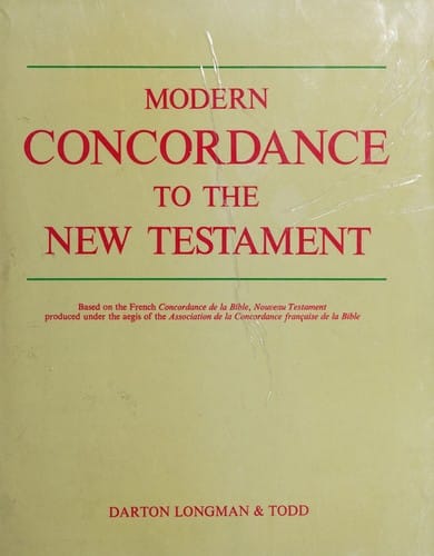 Modern concordance to the New Testament