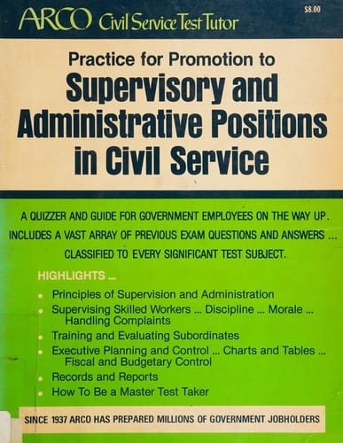 Practice for promotion to supervisory and administrative positions in Civil service
