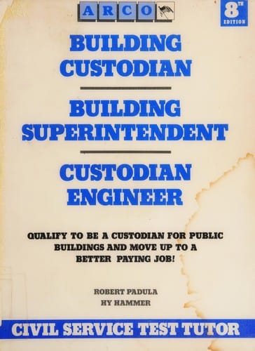 Building custodian, building superintendent, custodian engineer