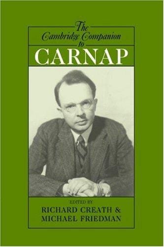 The Cambridge companion to Carnap