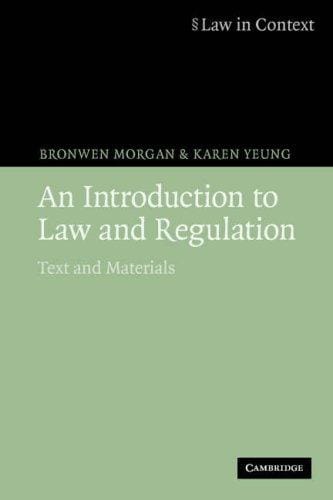 An introduction to law and regulation