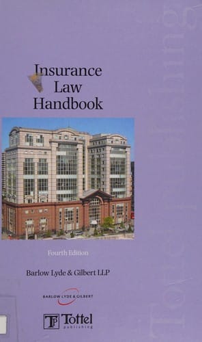 Insurance law handbook