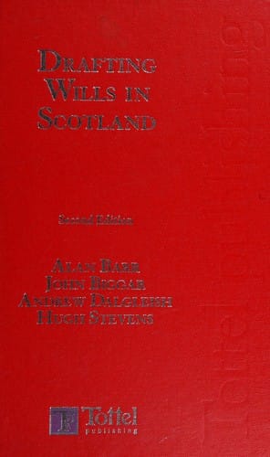 Drafting wills in Scotland