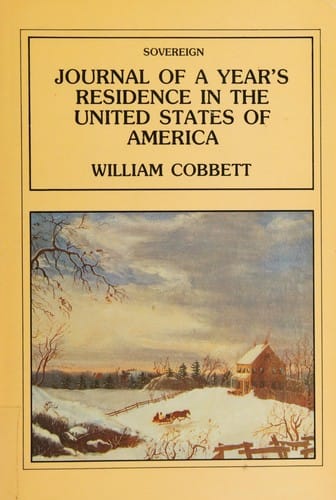Journal of a year's residence in the United States of America