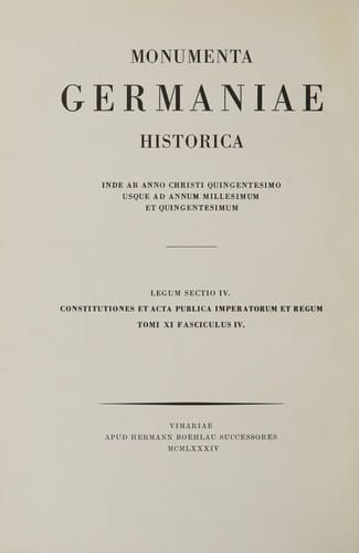 Constitutiones et acta publica imperatorum et regum, Bd.1, 911-1197