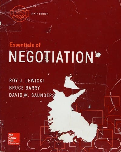 Essentials of negotiation