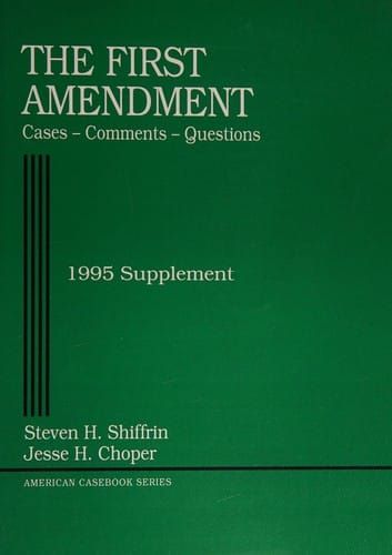 1995 Supplement to the First Amendment