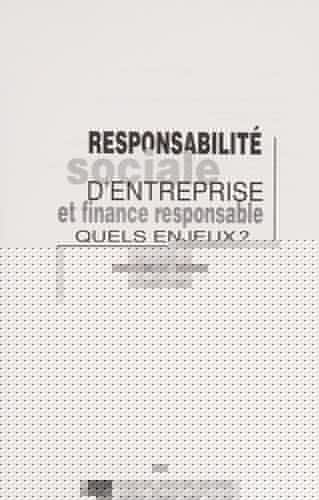 Responsabilité sociale d'entreprise et finance responsable