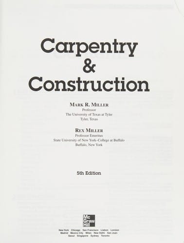 Carpentry & construction