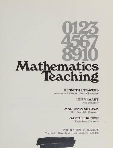 Mathematics teaching