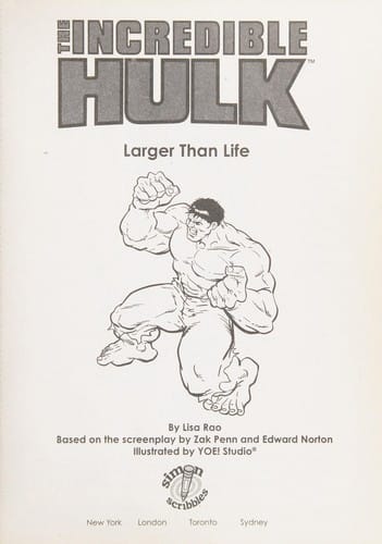 Larger Than Life (Incredible Hulk Movie, the)