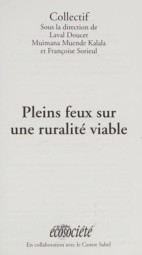 Pleins feux sur une ruralité viable
