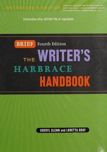 The writer's Harbrace handbook brief