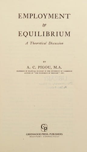 Employment & equilibrium