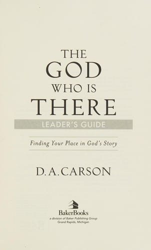 The God who is there