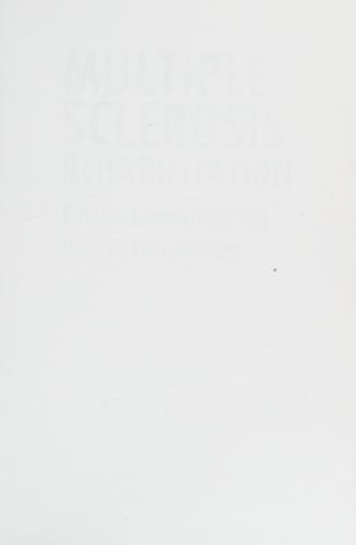 Multiple sclerosis rehabilitation