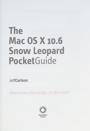 The Mac OS X 10.6 Snow Leopard