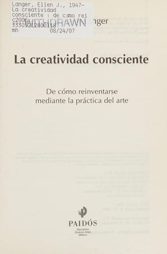 La creatividad consciente