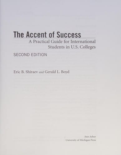 The accent of success